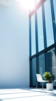 Abstract Blurred Office Interior photo