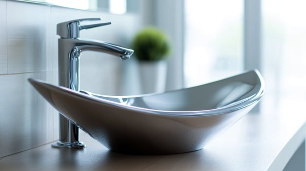 A metal modern sink photo