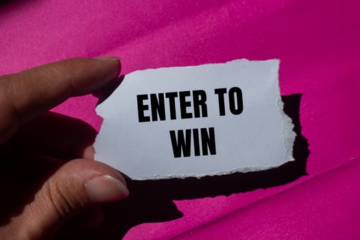 Enter to win concept photo