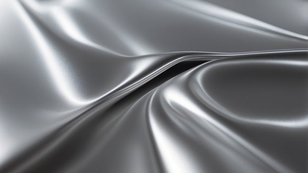 brushed silver metal background with the reflection of light. photo