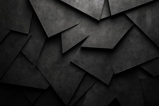 Abstract Black Geometric Pattern with Rough Texture photo