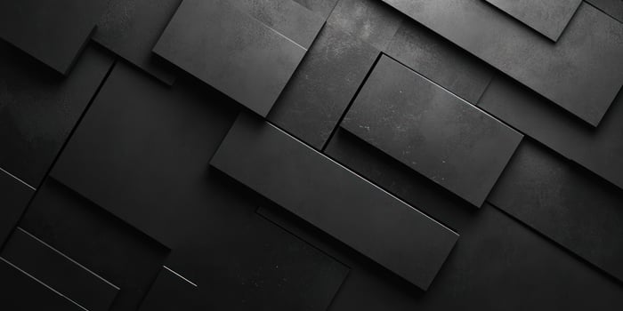 Abstract Black Geometric Pattern with Textured Surfaces photo