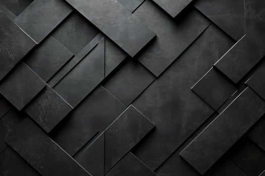 Abstract Black Geometric Pattern with Textured Surfaces photo