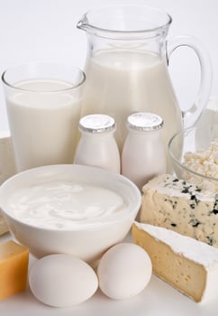 Photo of protein products.