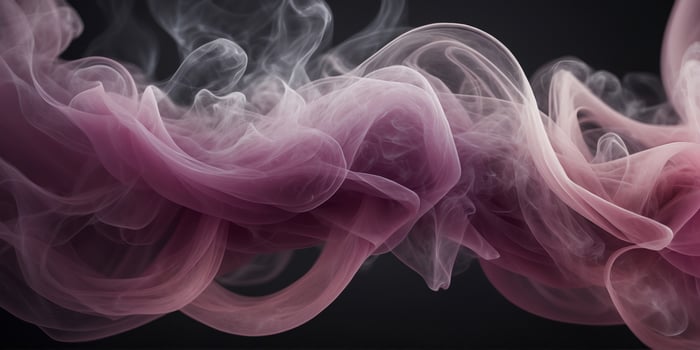 Vivid purple and pink abstract smoke swirls background. photo