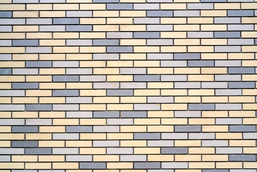 beige brick wall. Construction retro stylish background. photo