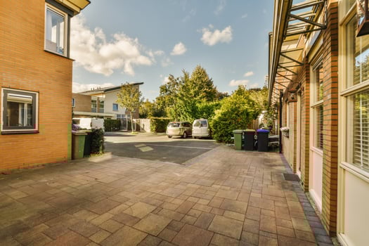 A brick driveway photo