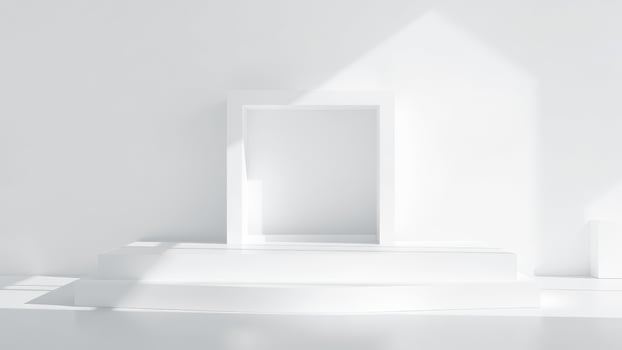 White Minimalist Platform photo