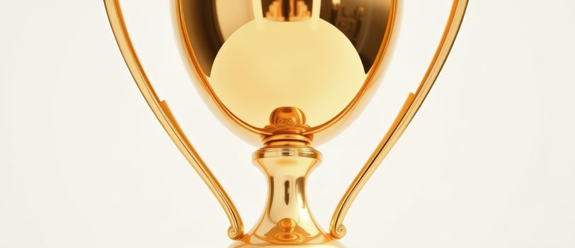 Golden Trophy Cup Detail photo