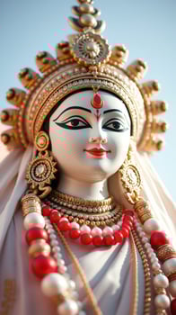 Close-up of a Goddess Statue photo