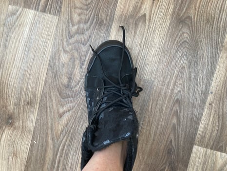 Trekking boots with orthopedic soles all-season photo
