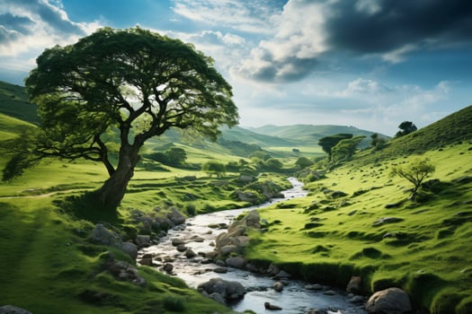Stunning High-Resolution Nature and Landscape Backgrounds. Breathtaking Scenery in HD photo