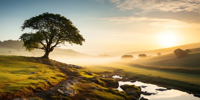 Stunning High-Resolution Nature and Landscape Backgrounds. Breathtaking Scenery in HD photo