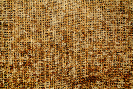 Natural Linen Material Textile Canvas Fabric Texture Background Close-up Detail of Fabric Natural Color Hemp Material Pattern Design Wallpaper. Can be Used as Background or For Graphic Design photo