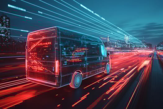 Selfdriving vans are set to transform urban delivery systems, leveraging advanced GPS tracking and a userfriendly app for efficient package distribution and logistics management photo