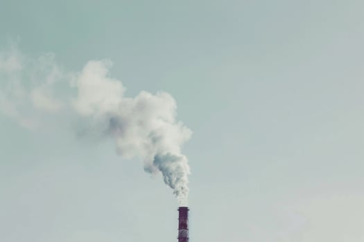 Factory fumes dangerous carbon emissions pollution environmental risk eco activism global warming co2 dark smog air contamination energy sector steam smoke industrial climate change photo