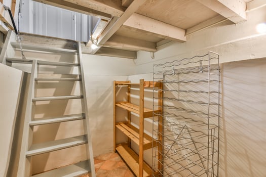 A ladder in a room photo