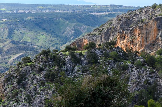 Kyrenia mountains in North Cyprus photo