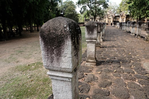 Sao of Prasat Sdok Kok Thom Pillar photo