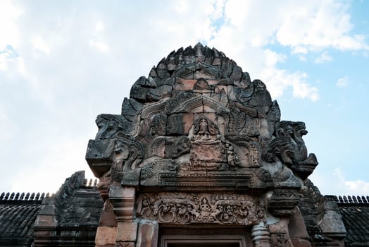 Phanom Rung historical park at Burirum province, Thailand. photo