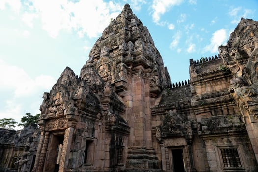 Phanom Rung historical park at Burirum province, Thailand. photo