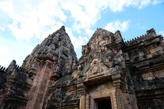 Prasat hin phanom rung in Buriram, Thailand. photo