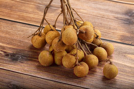 Ripe sweet tropical Longan fruit photo