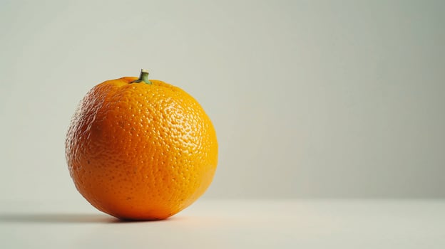 Closeup orange fruit with natural light and shadow freshness healthy food photo