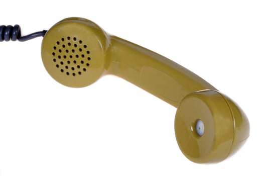Retro telephone reciver photo