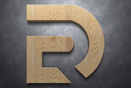Print creative modern color full mockup logo design photo