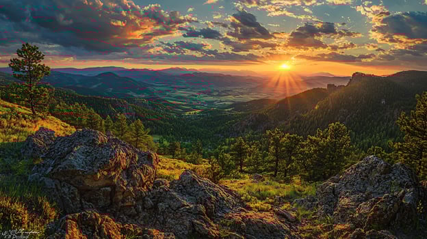 Golden Sunset HD Backgrounds. Captivating Photos for Serene Scenes
