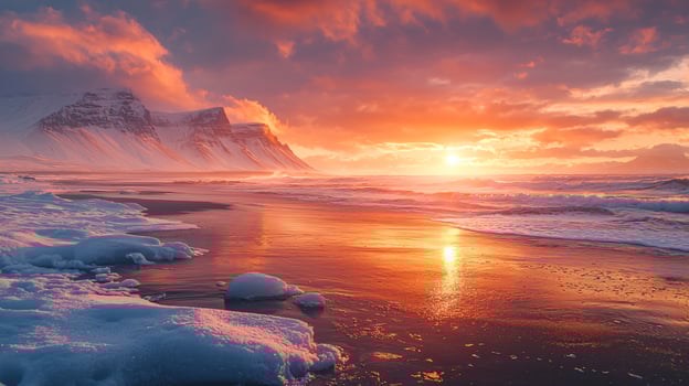 Golden Sunset HD Backgrounds. Captivating Photos for Serene Scenes