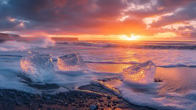 Golden Sunset HD Backgrounds. Captivating Photos for Serene Scenes