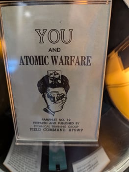 Las Vegas, Nevada, USA - 08.04.2024 National Atomic Testing Museum. Museum exhibits photo