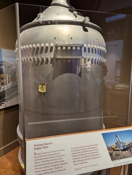 Las Vegas, Nevada, USA - 08.04.2024 National Atomic Testing Museum. Museum exhibits photo