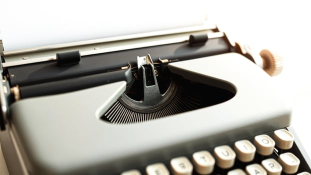 Vintage Typewriter Close-up photo