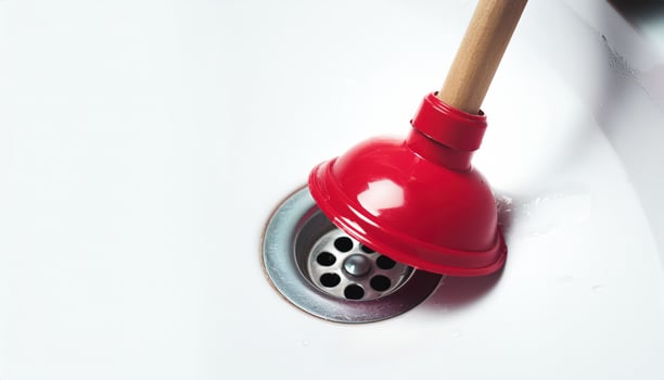 Plunger in a sink photo