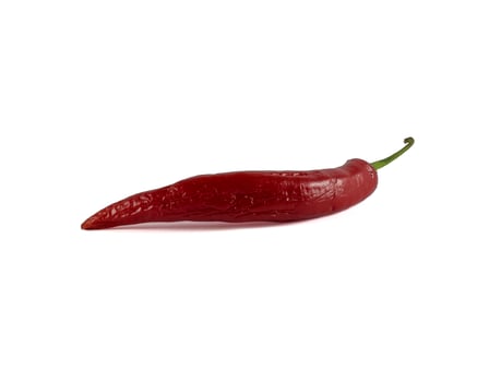 Red pepper isolated on white background photo