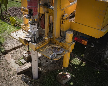 water well, drilling machine, spring, underground springs, photo