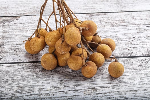Ripe sweet tropical Longan fruit photo