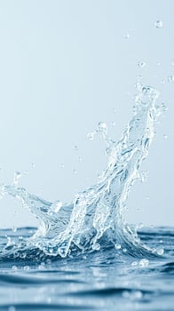 Water Splash with Air Bubbles photo