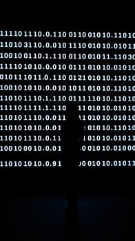 Binary Code Silhouette photo