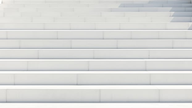 White Concrete Stairs photo