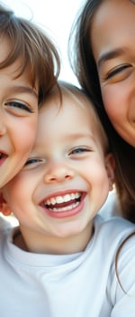 Happy Children Smiling Together photo