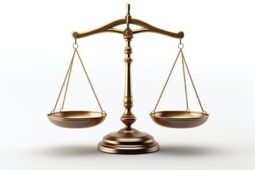 The scales of justice weigh the evidence photo