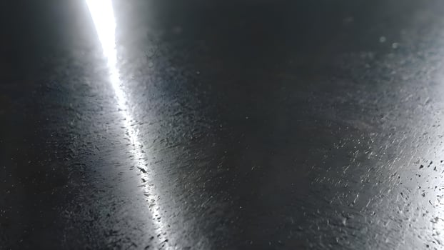 Reflective Metallic Silver Surface With Abstract Textures photo