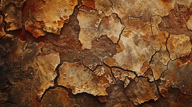 Generate a texture that looks like old, cracked, dry mud. photo