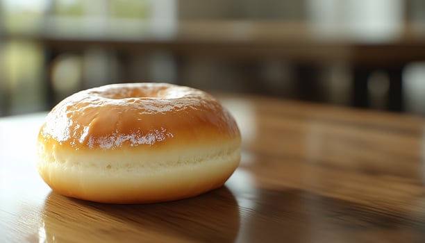Milk bun bread homemade gluten free fluffy cake on wooden table photo