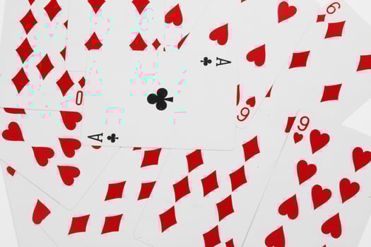 cards as background photo