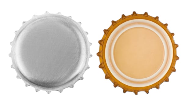 bottle cap on white photo